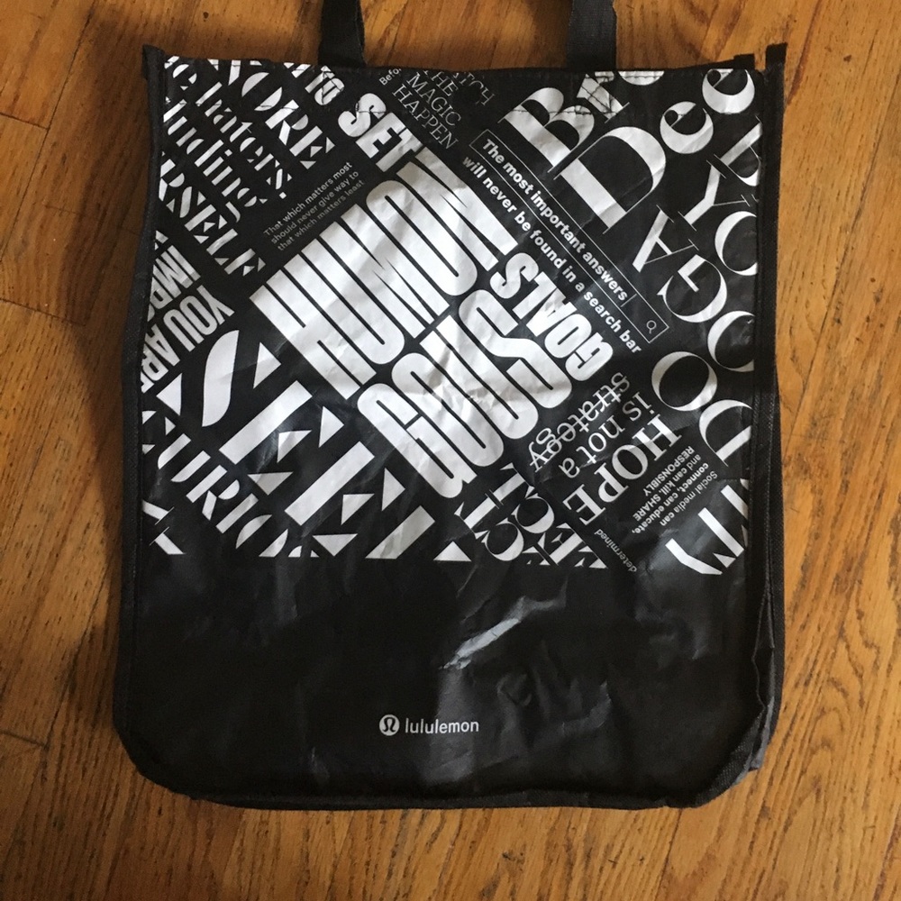 3 Lululemon Reusable bags